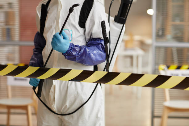 Professional Blood Cleanup technician working in Bridgeport, MI